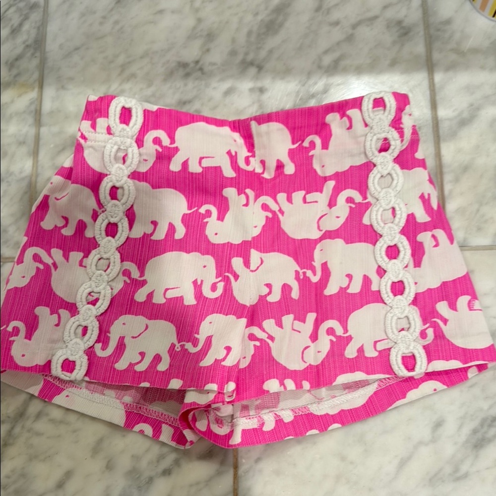 Girls Elephant Lilly Pulitzer Shorts